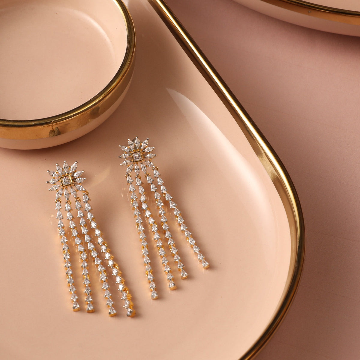 Margie CZ Drop Earrings