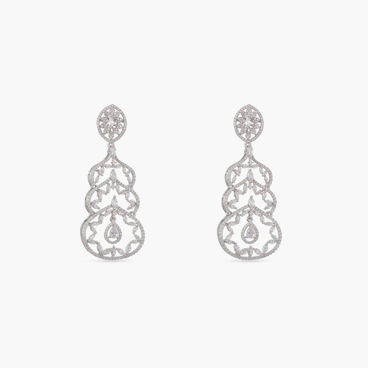 Riley Nakshatra CZ Drop Earrings