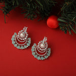 Floral Bloom Pearl Earrings