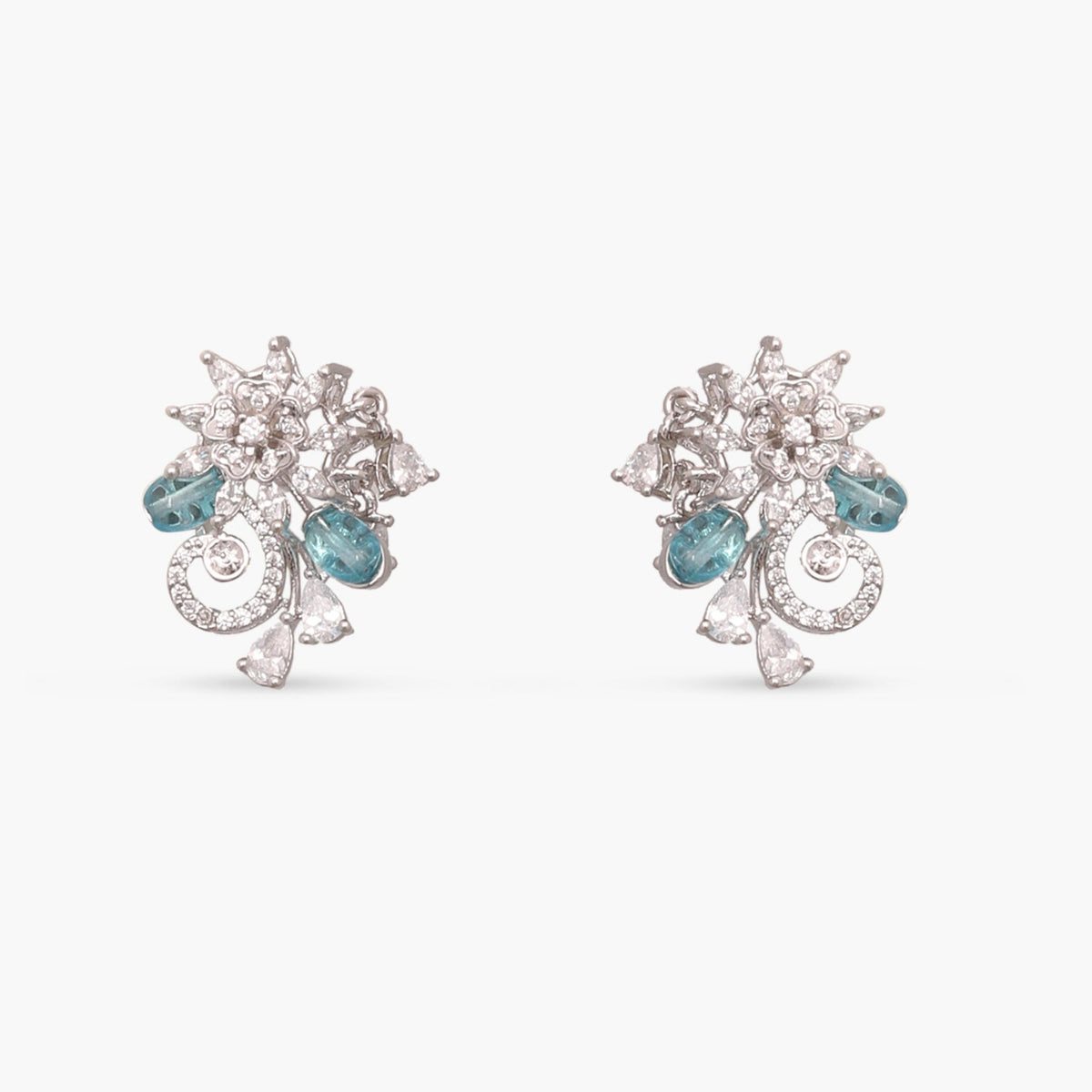 Bloom Minimal CZ Stud Earrings