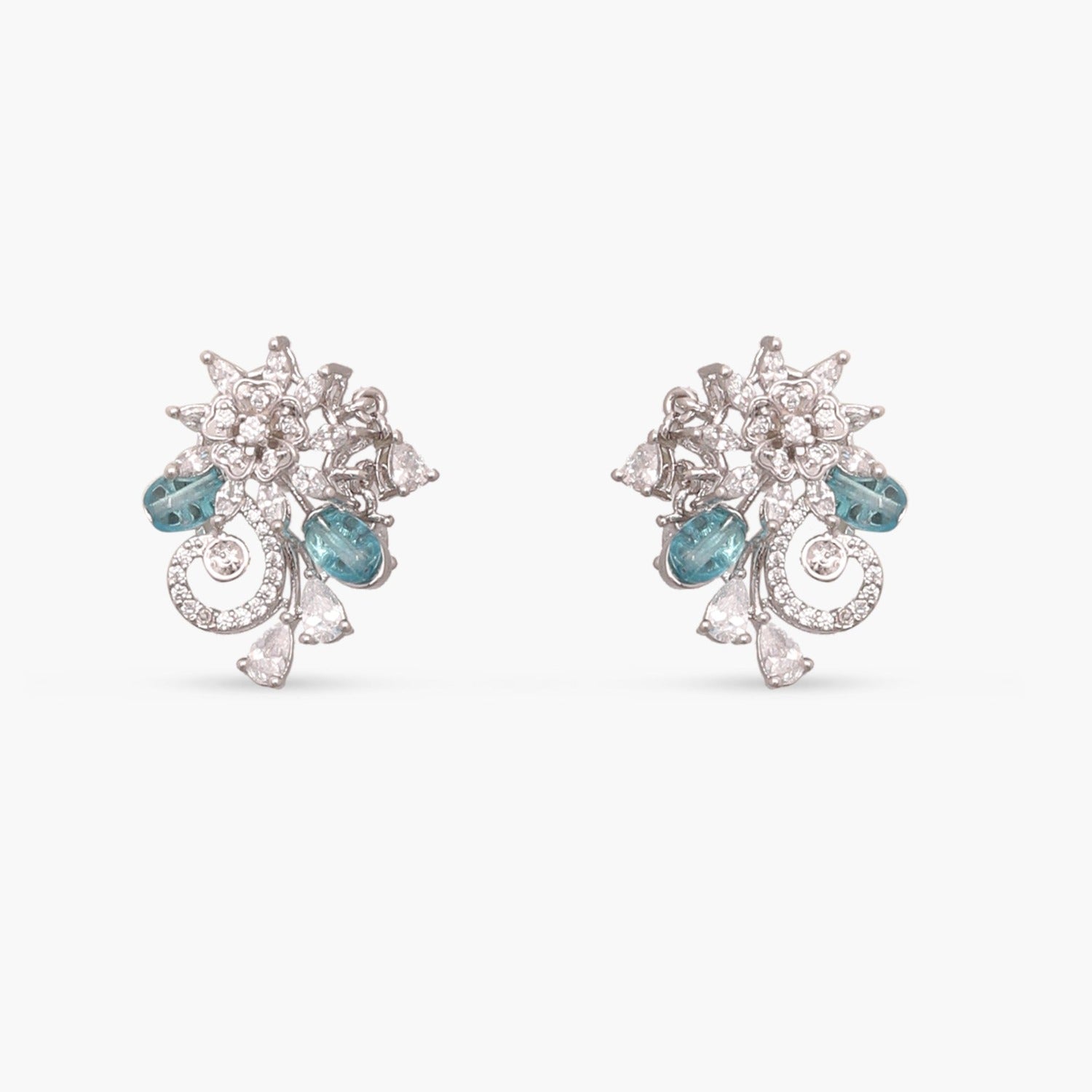 Bloom Minimal CZ Stud Earrings