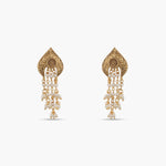 Wisteria Antique Pearl Drop Earrings