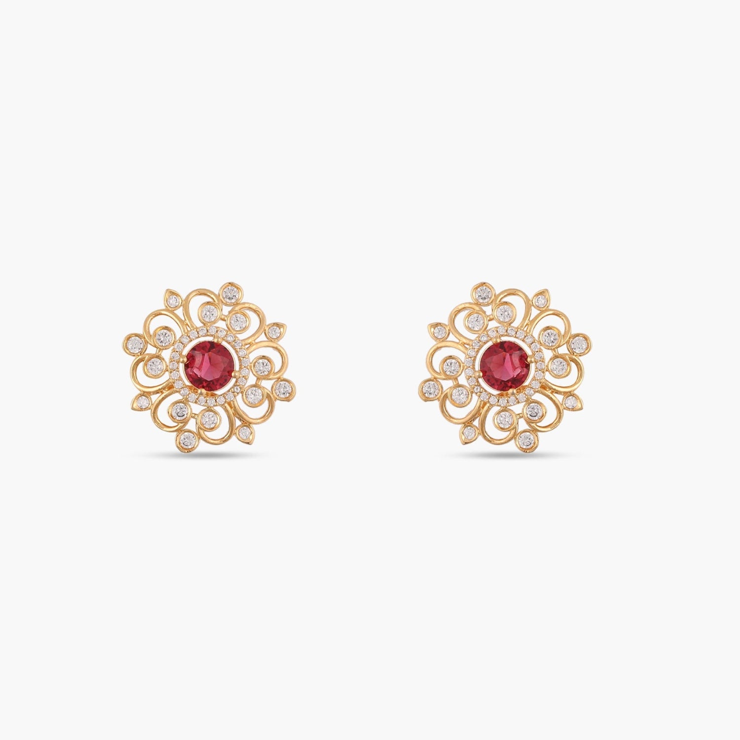 Kavisha Nakshatra CZ Stud Earrings