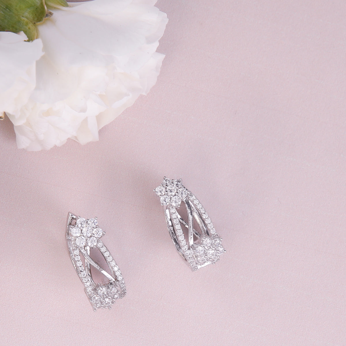 Starburst Nakshatra CZ Earrings