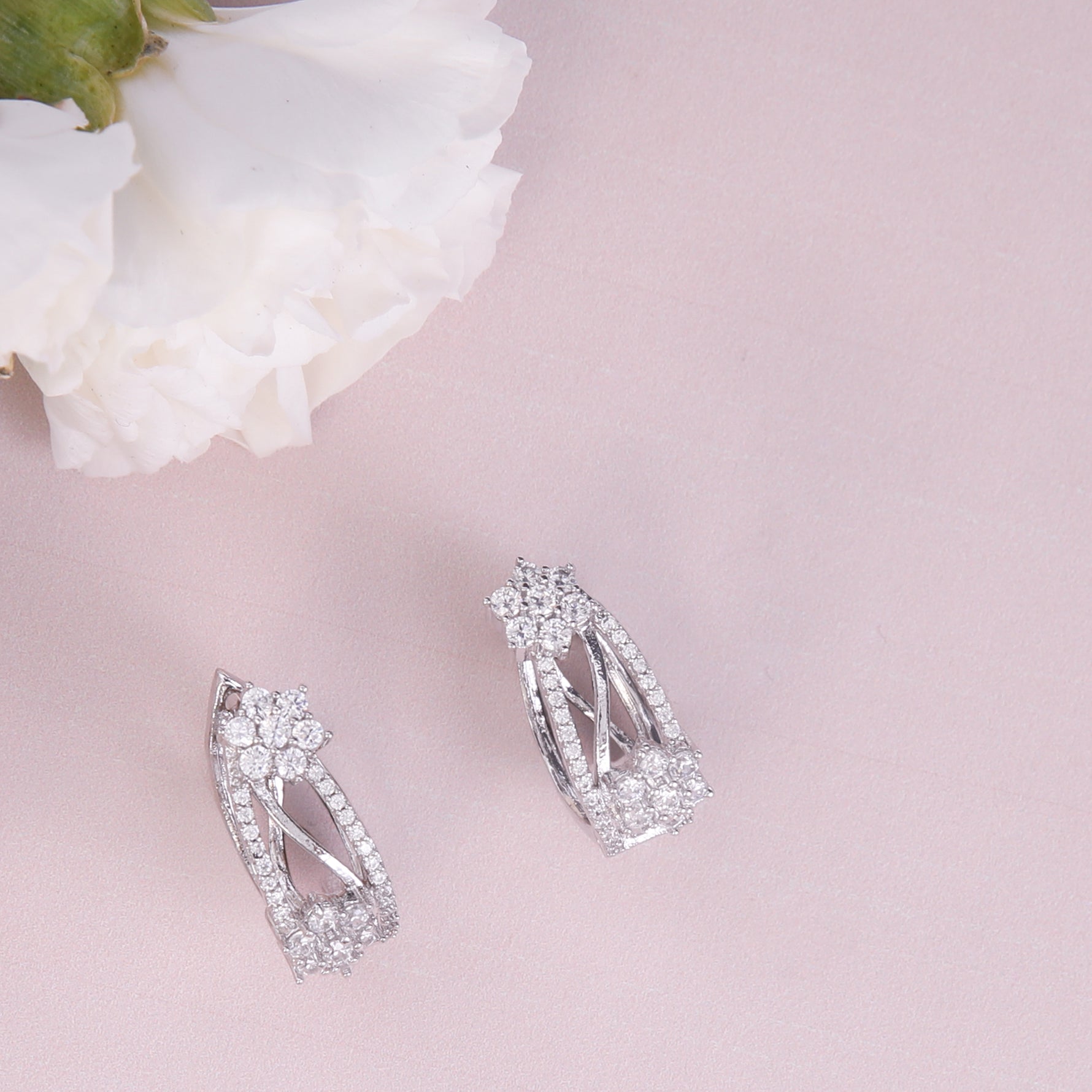 Starburst Nakshatra CZ Earrings