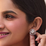 Classic Nakshatra CZ Stud Earrings