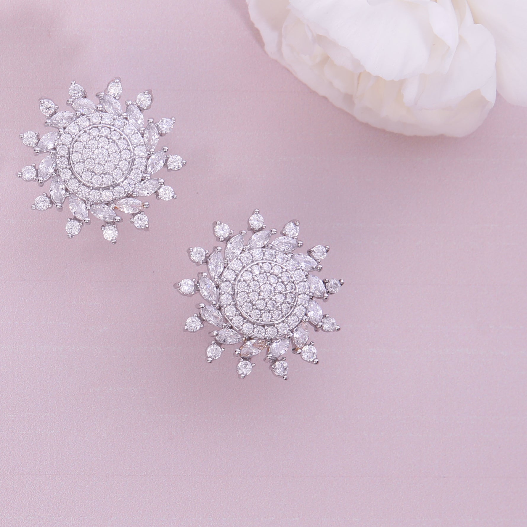 Radiance Nakshatra CZ Stud Earrings