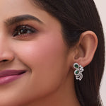 Cressida Green Nakshatra CZ Earrings