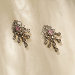 Ardeyi CZ Pink Stud Earrings 