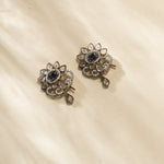 Elysia CZ Blue Stud Earrings