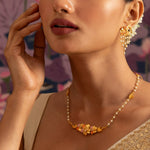Jalaja Single Layer Floral Necklace