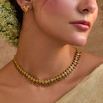 Subhadra Antique Kempu Necklace Set