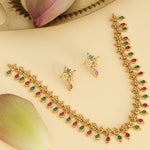 Subhadra Antique Kempu Necklace Set
