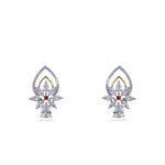 Shreeya CZ White Red Black Beads Necklace Set