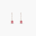 Violetta CZ Pink Necklace Set
