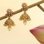 Pragya Red Antique Necklace Set