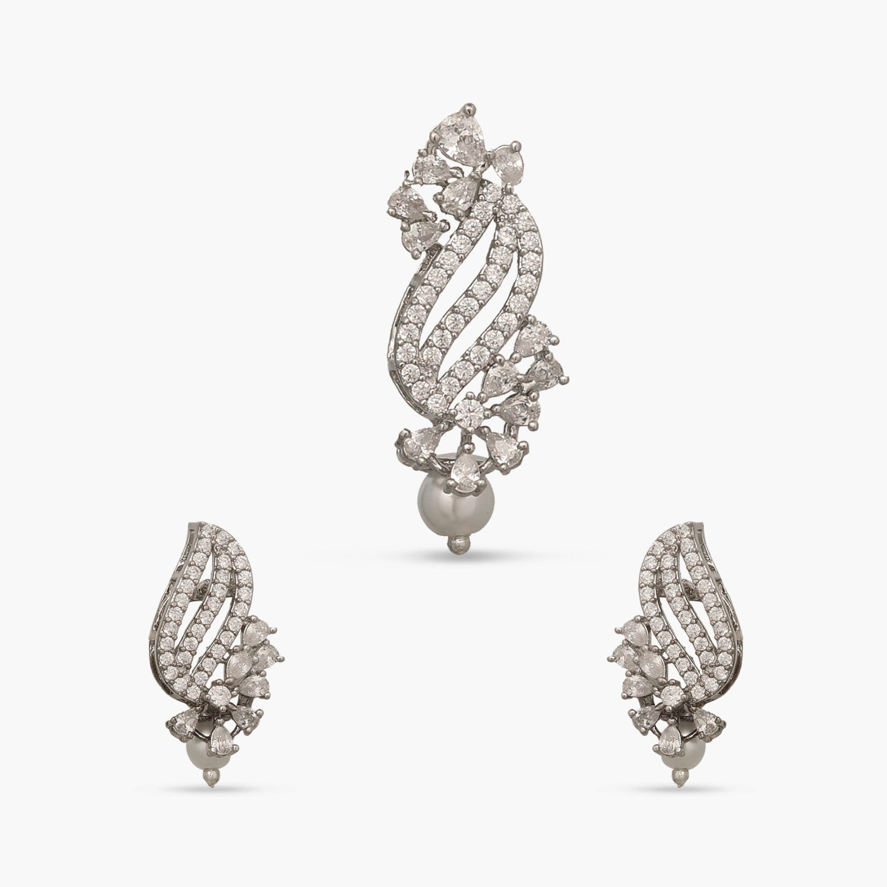 Pamela Nakshatra CZ Pendant Set