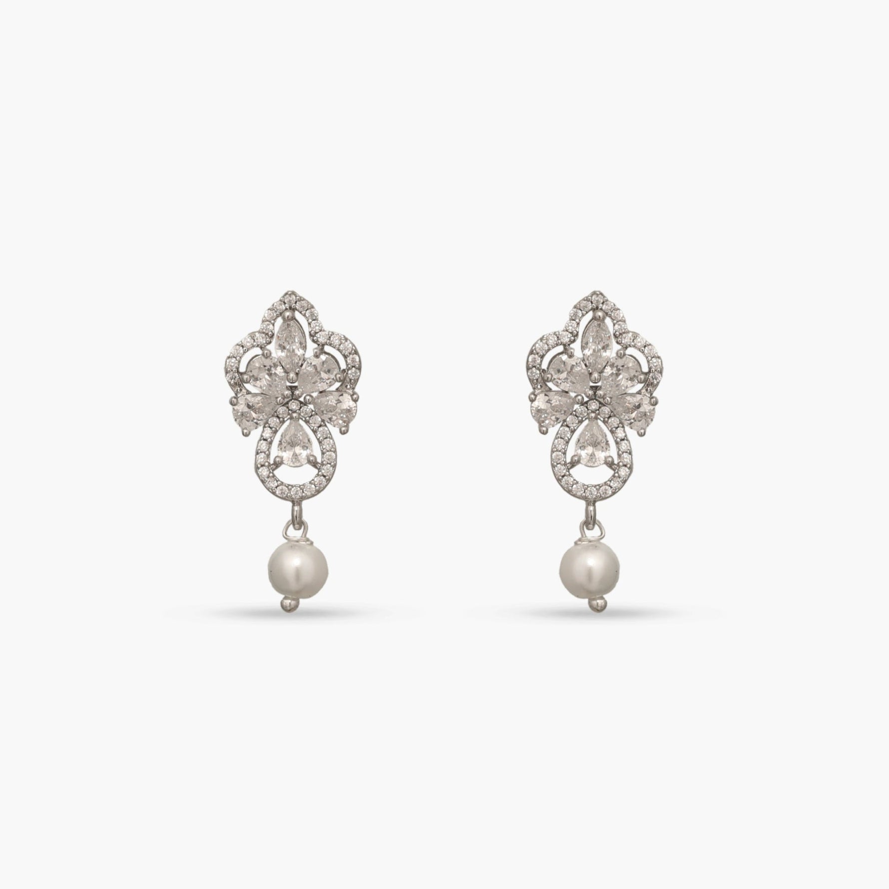 Pearl Dew Nakshatra CZ Pendant Set