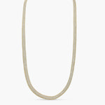 Flat Mesh Chain Necklace