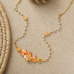 Jalaja Single Layer Floral Necklace