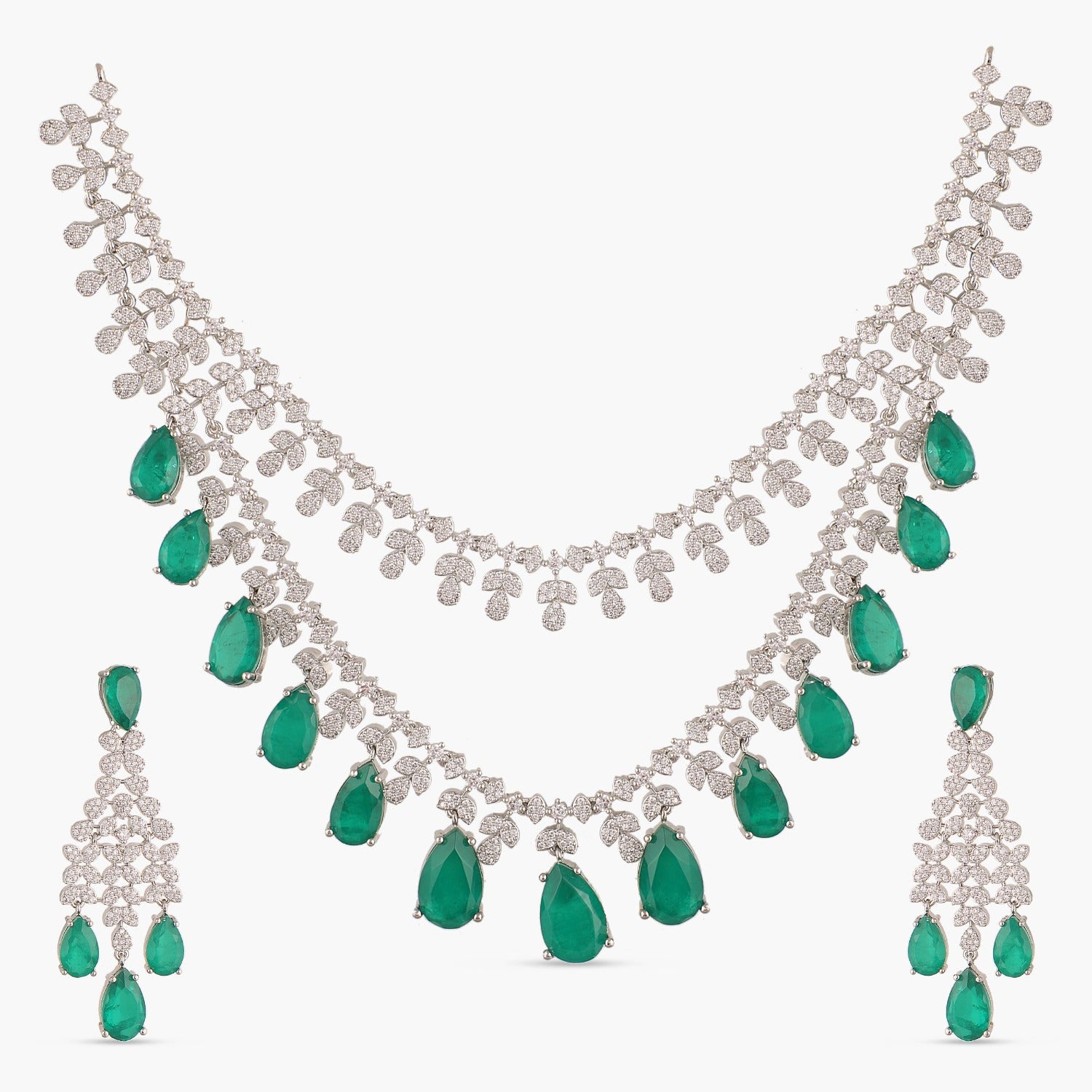 Ruihi Nakshatra CZ Layered Necklace Set