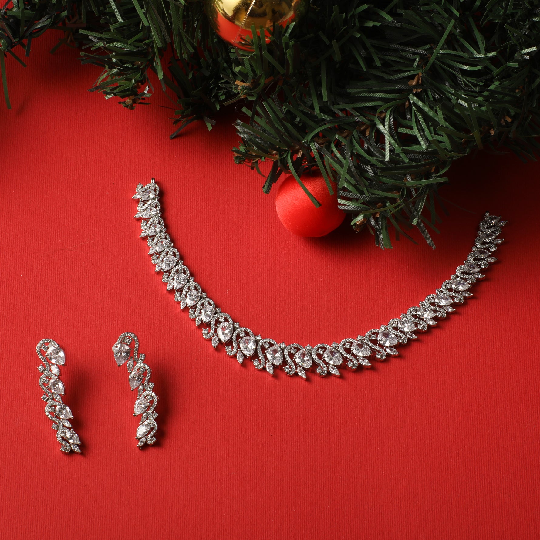 Luz Nakshatra CZ Necklace Set