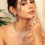 Hala Nakshatra CZ Necklace Set