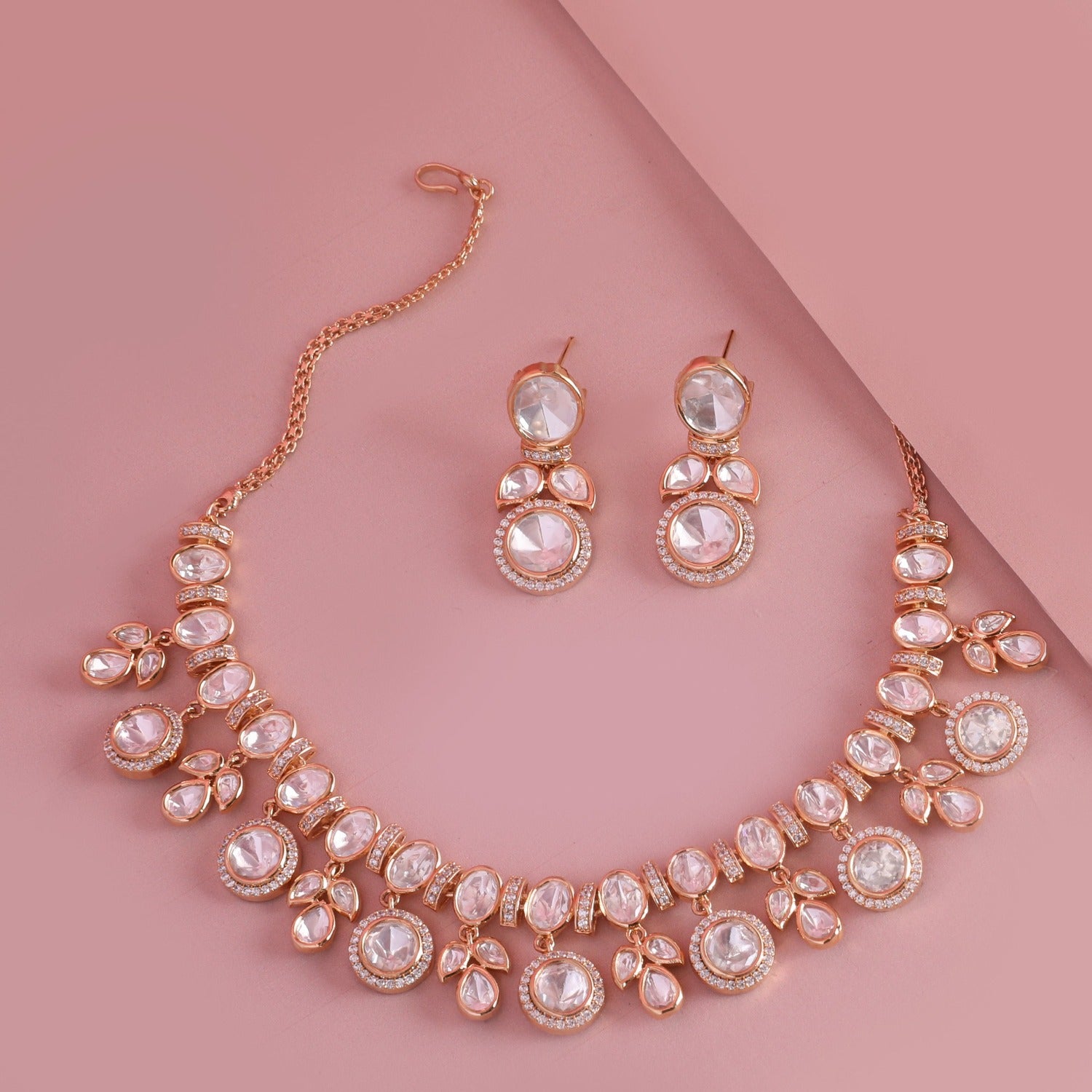 Danica Statement Kundan Necklace Set