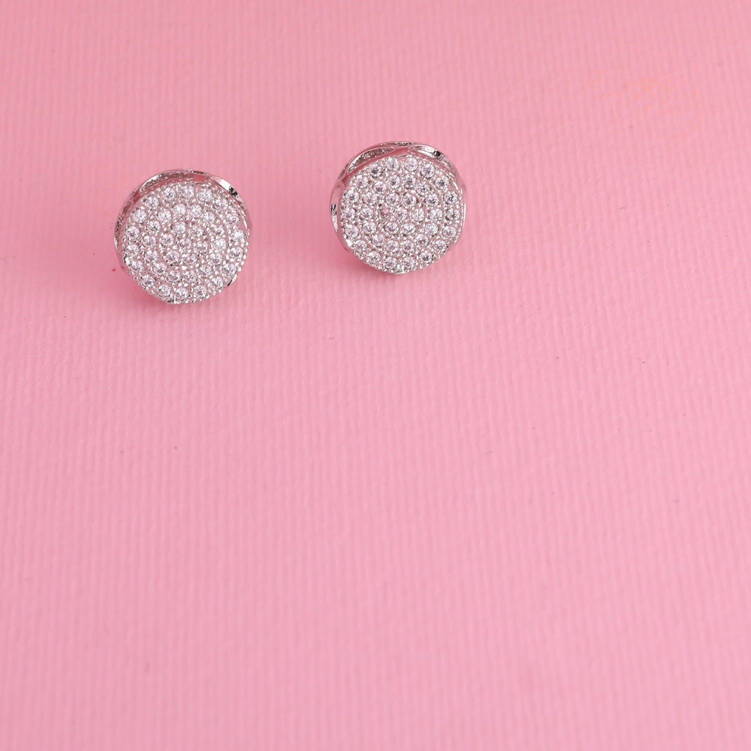 Minimalist CZ Stud Earrings