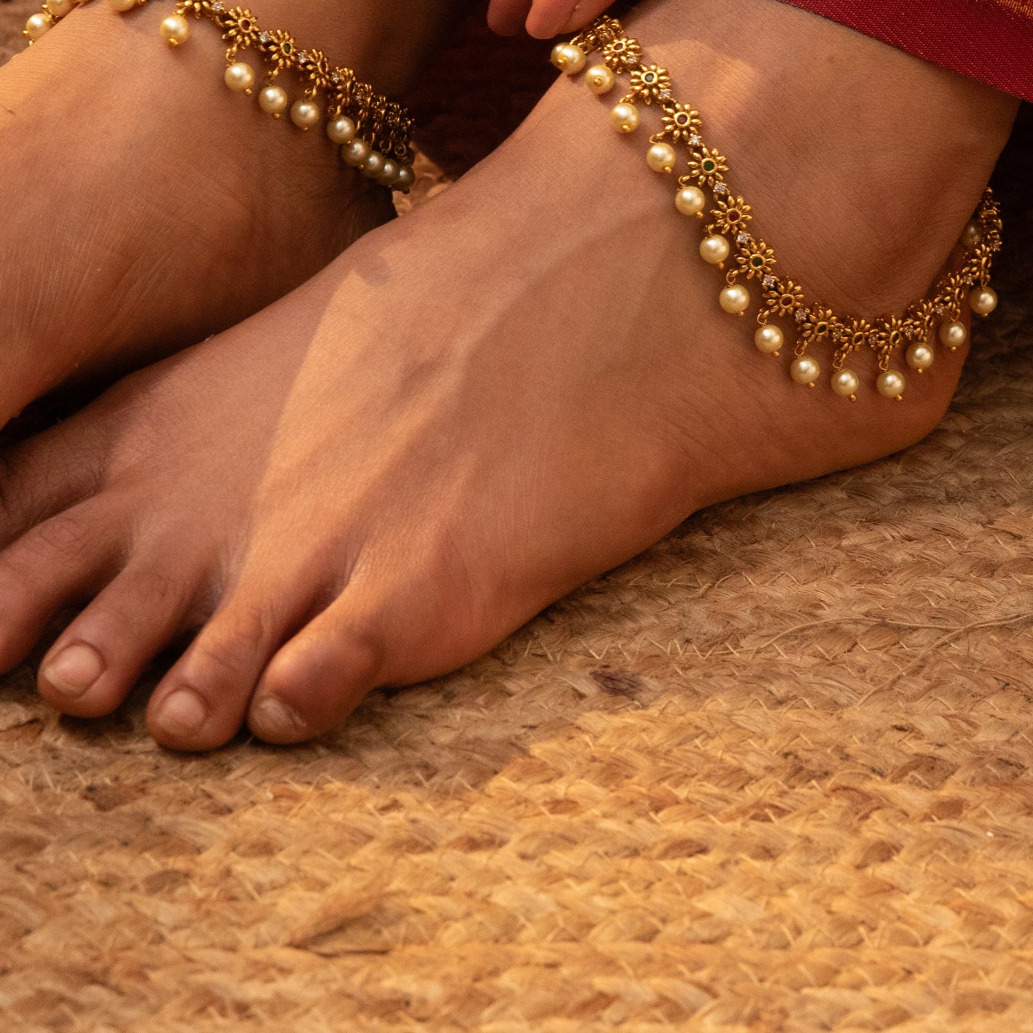 Aritri Antique Anklets