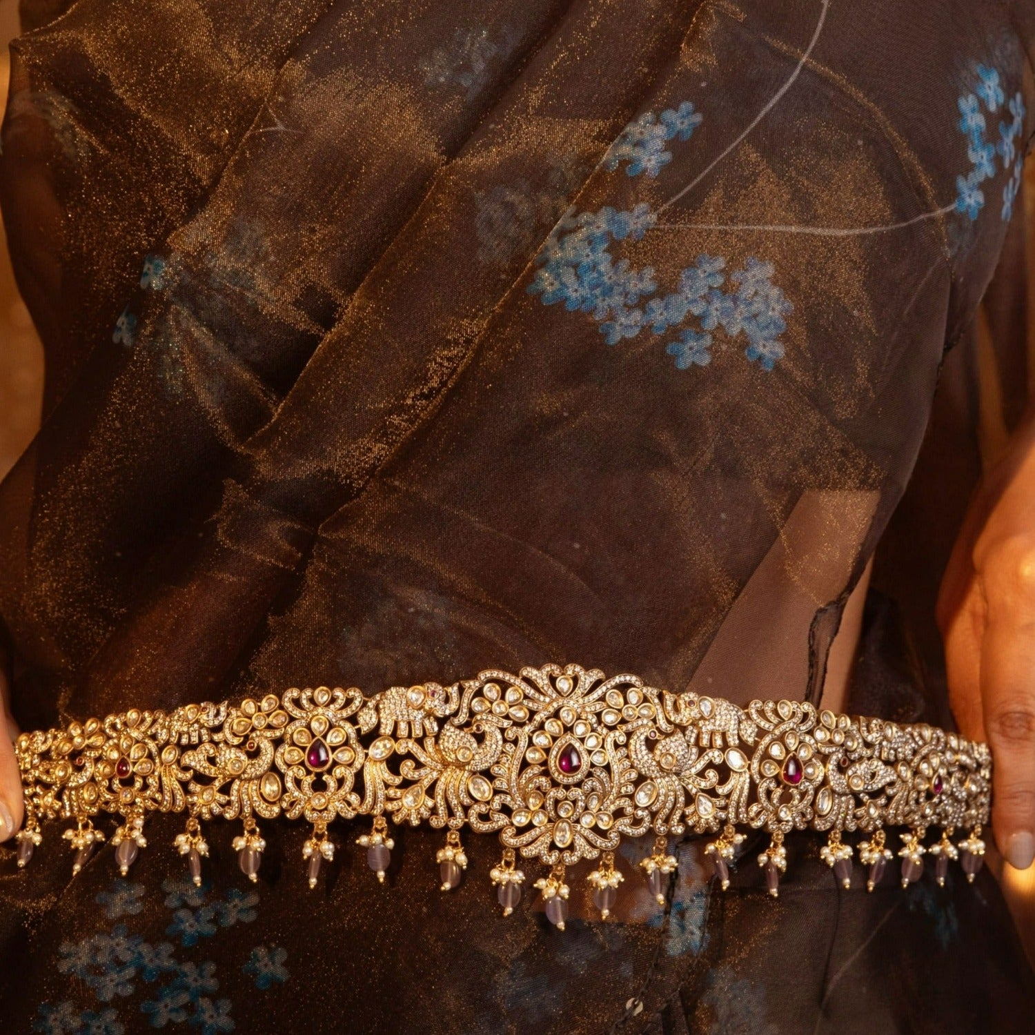 Effie Nakshatra CZ Waistband