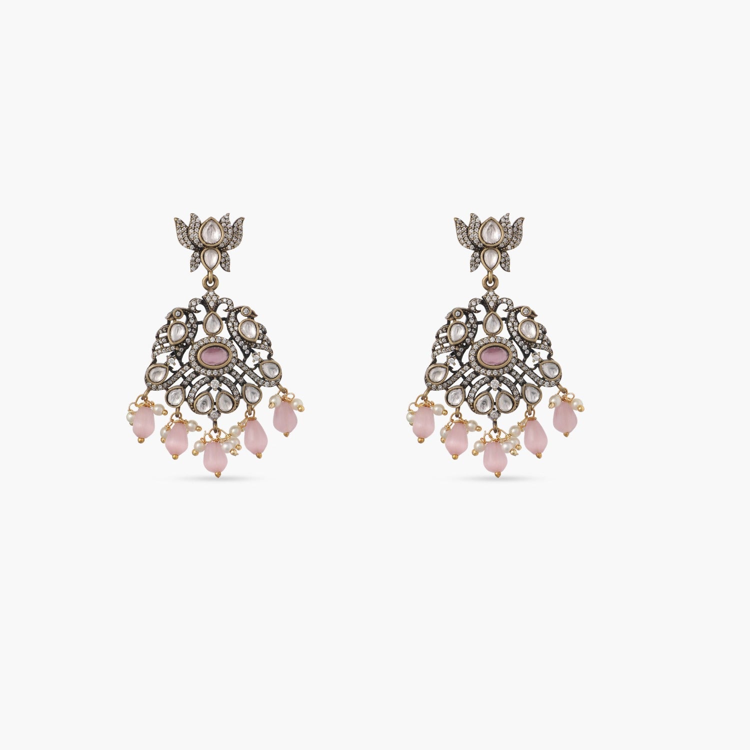 Karna Nakshatra CZ Drop Earrings