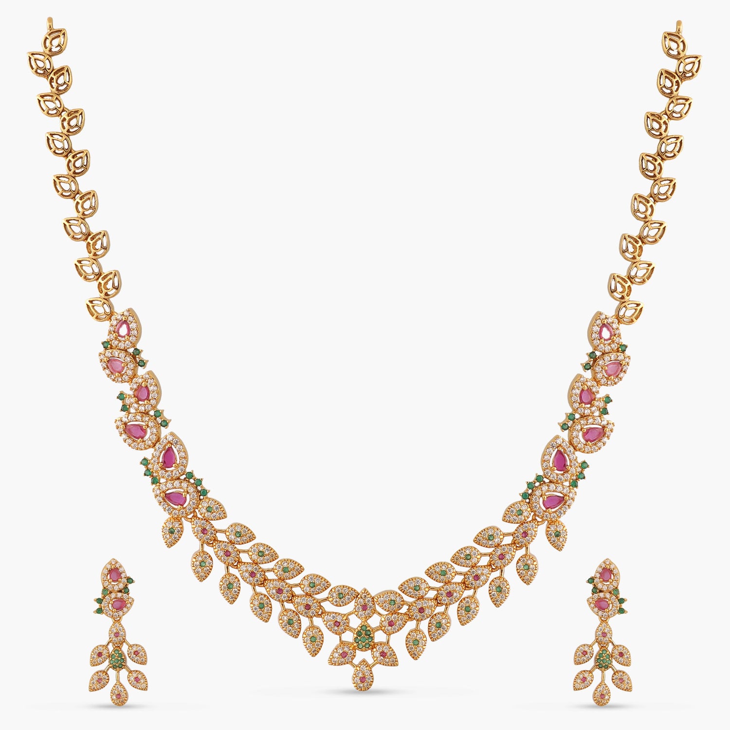 Prisha Delicate Antique Necklace Set