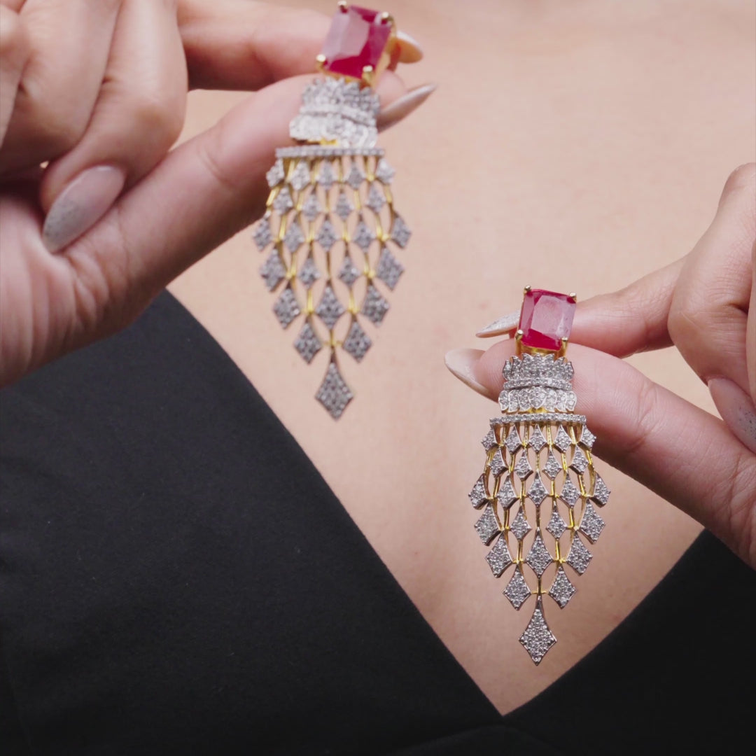 Dira Nakshatra CZ Earring