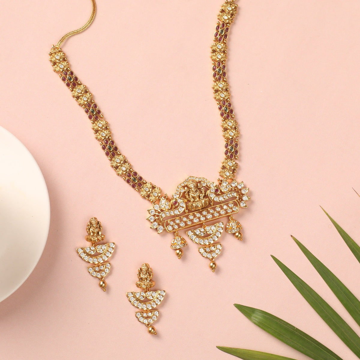 Anchal Antique CZ Necklace Set