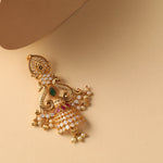 Nishara Antique Temple Pendant Set