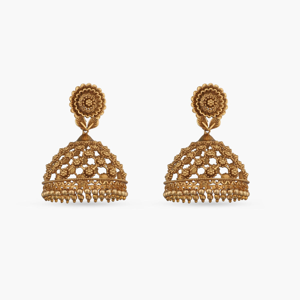Abishta Antique Jhumka Earrings