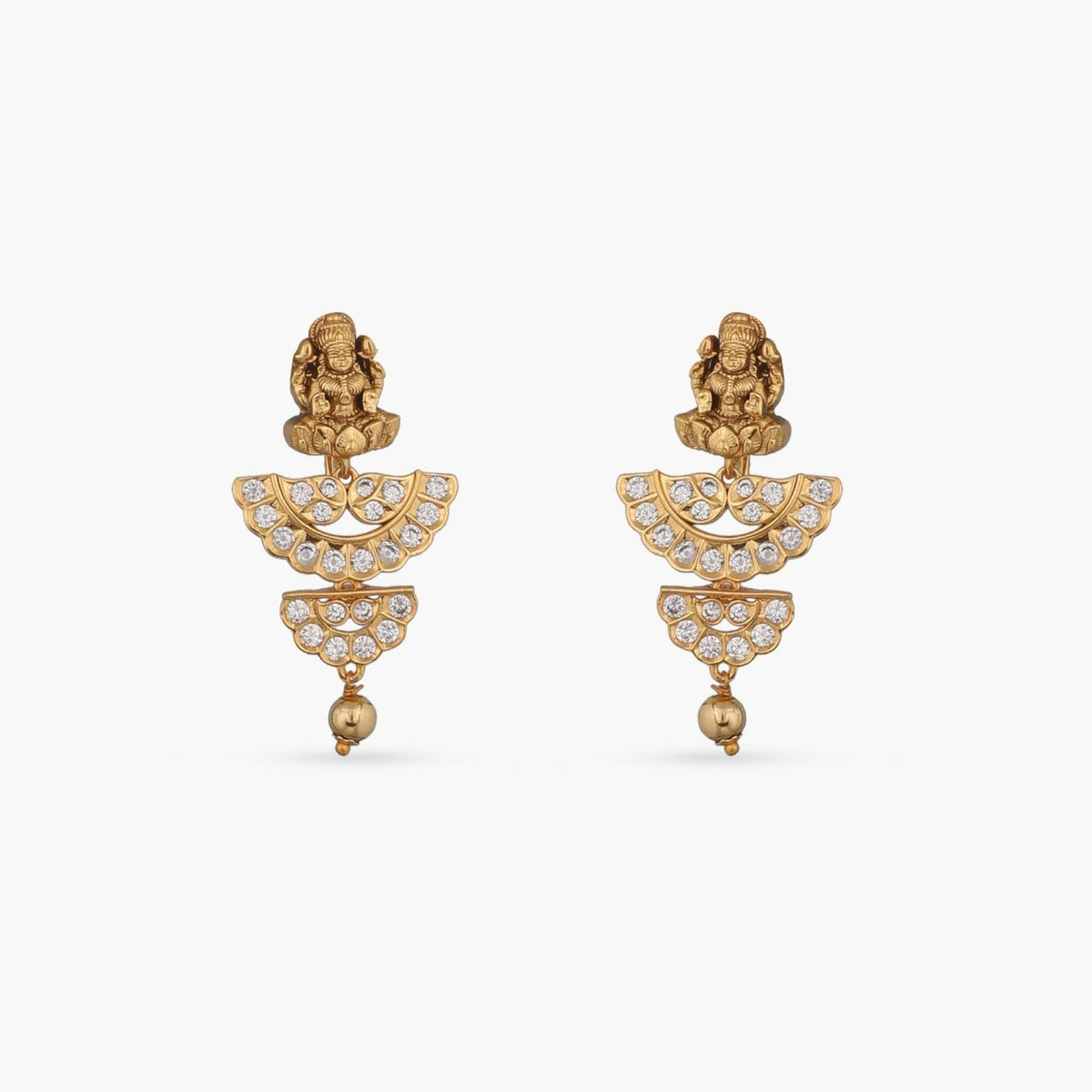Anchal Antique CZ Long Necklace Set