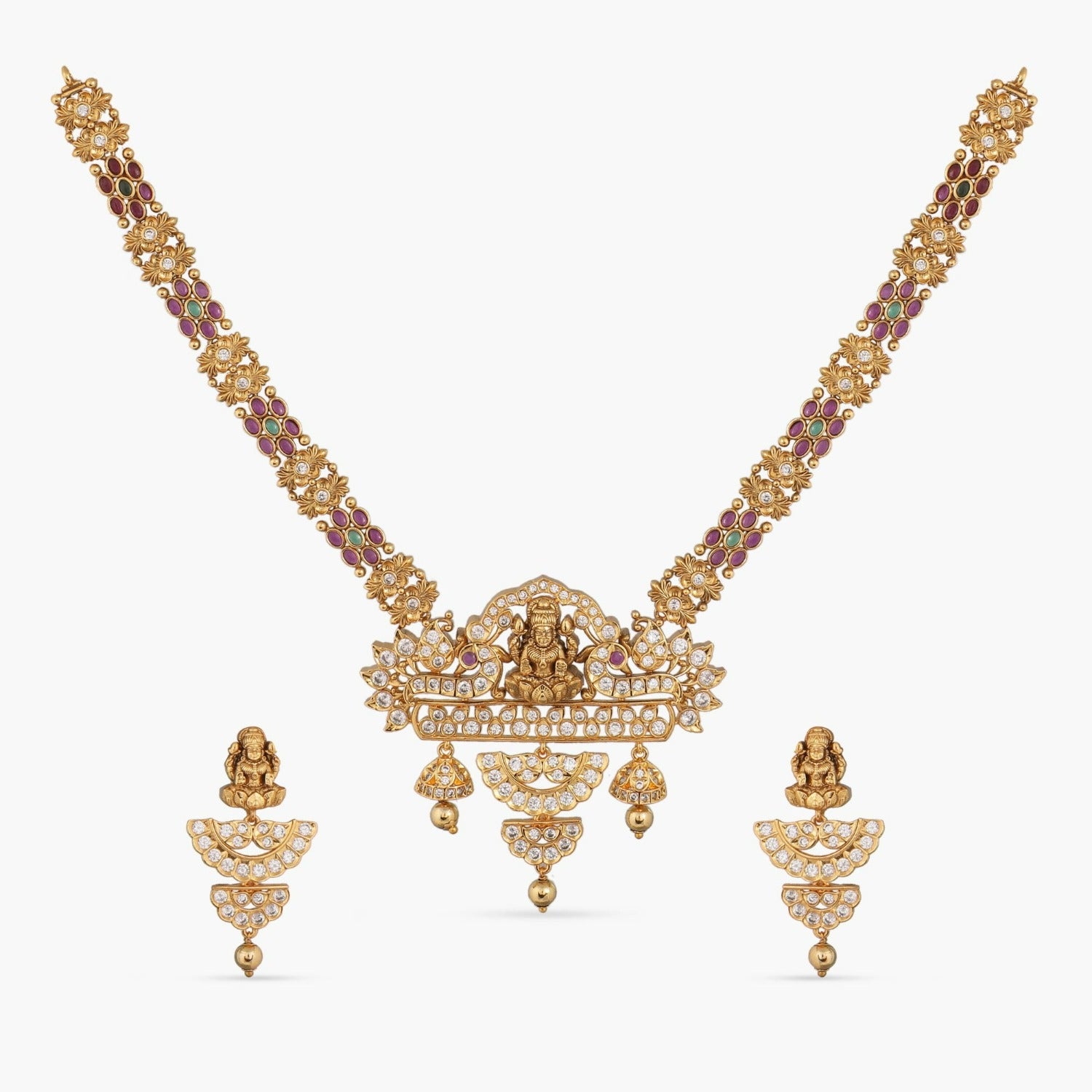 Anchal Antique CZ Necklace Set