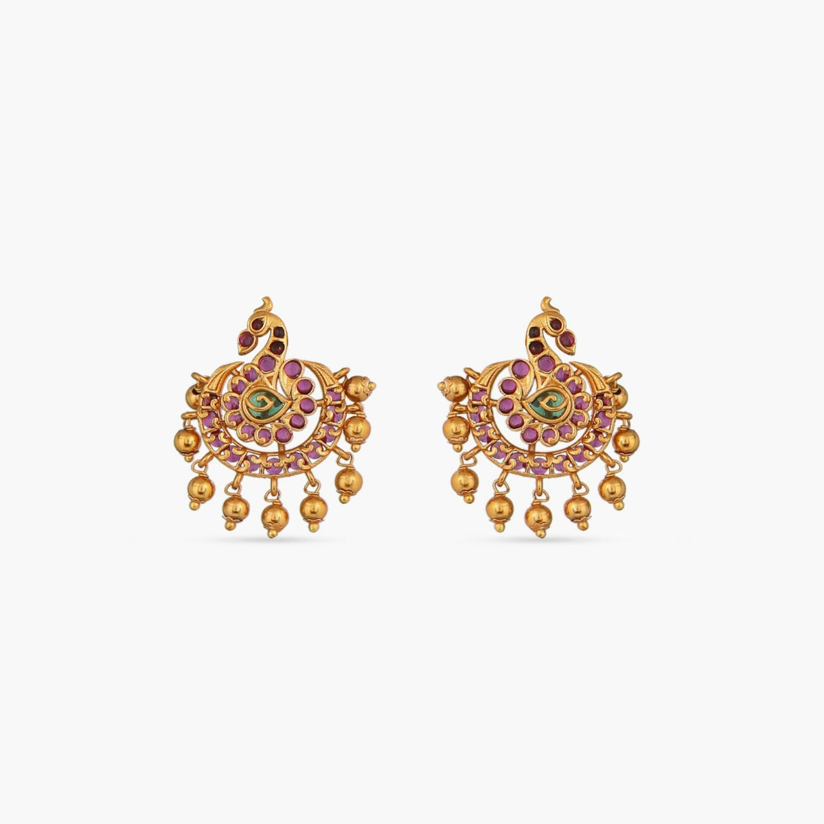 Aditri Floral elephant Antique Necklace Set