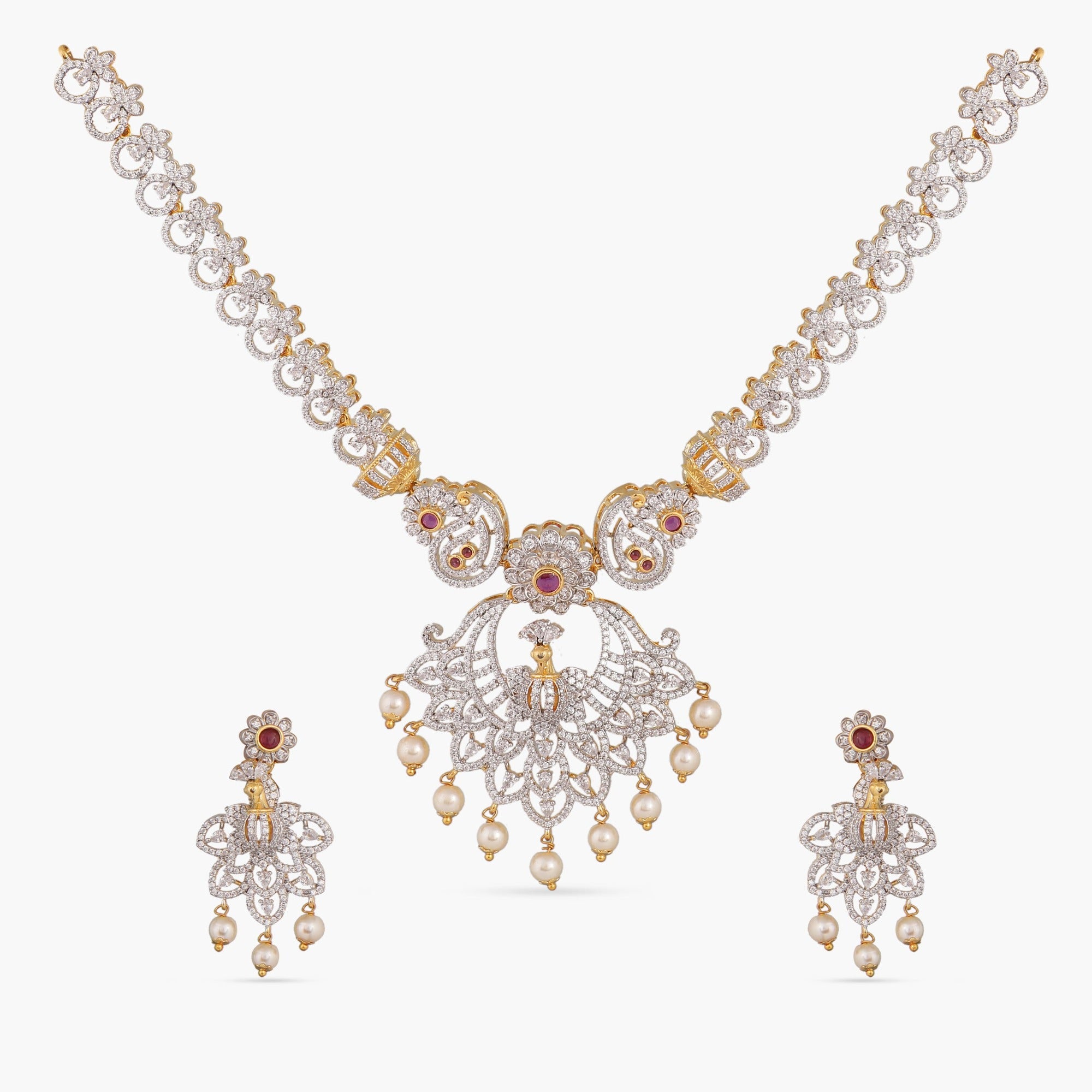 Maia Nakshatra CZ Necklace Set
