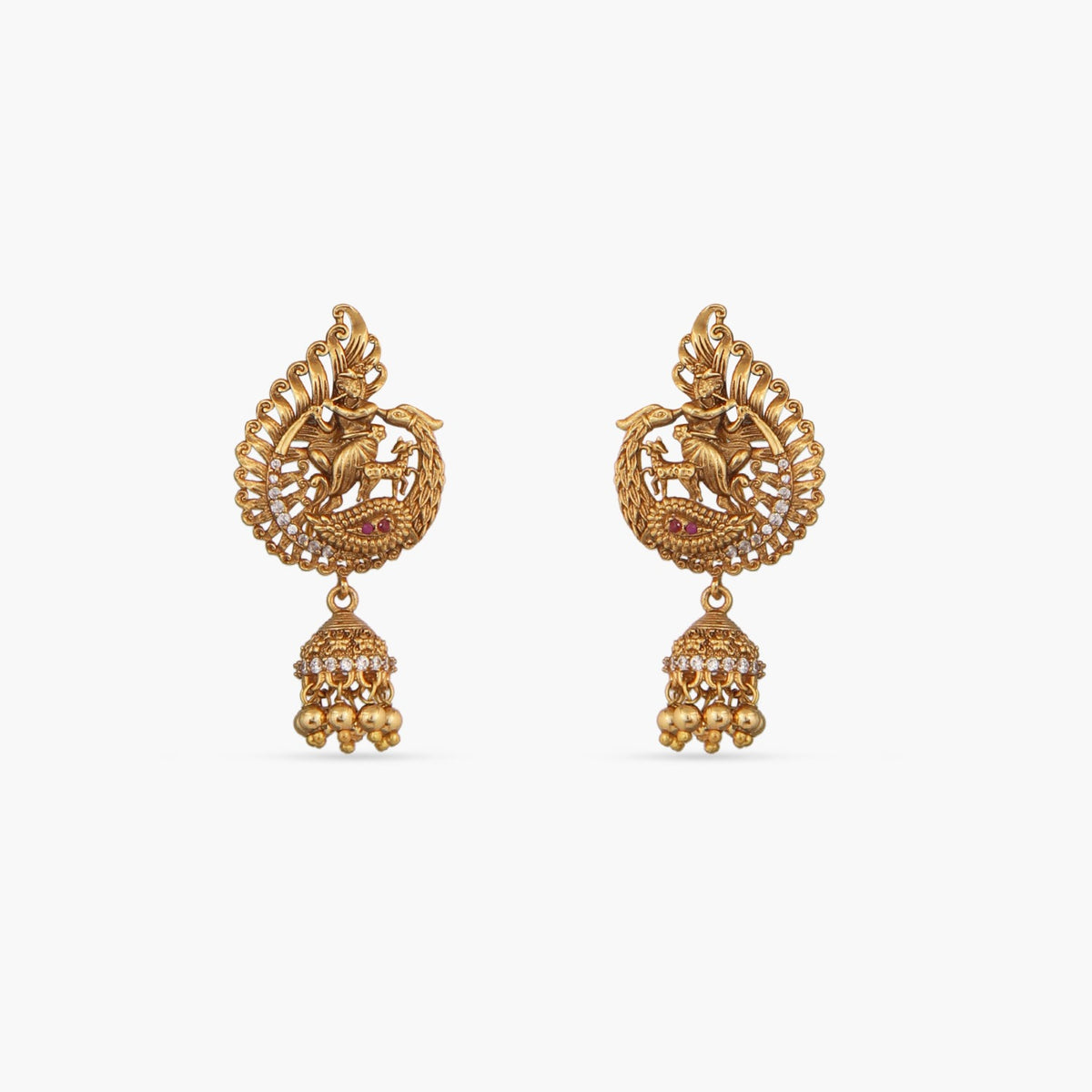 Mohan Antique Temple Pendant Set