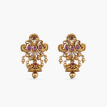 Madhav Antique Temple Pendant Set