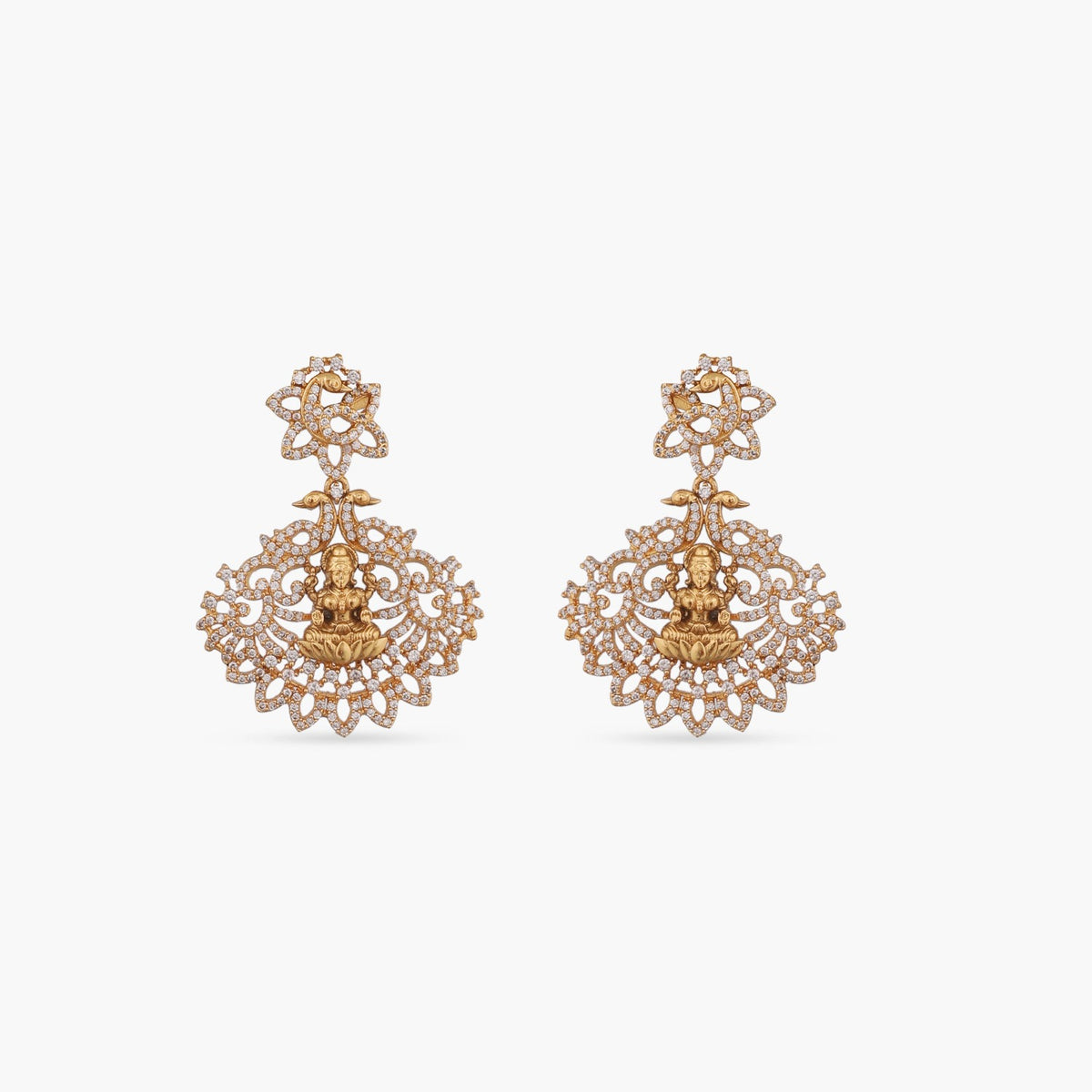 Ratri Antique Temple Pendant Set
