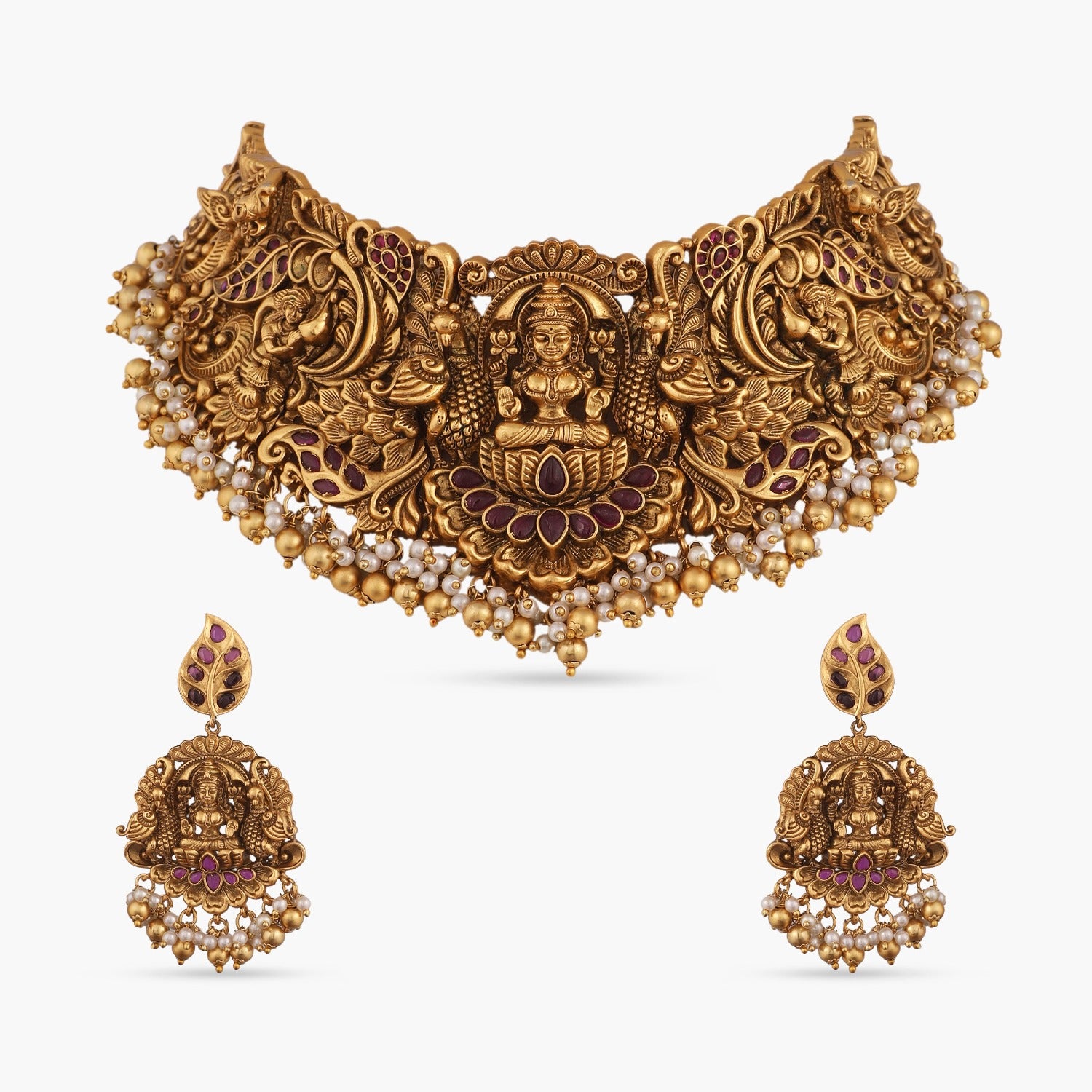 Maruka Antique Nakshi Choker Set