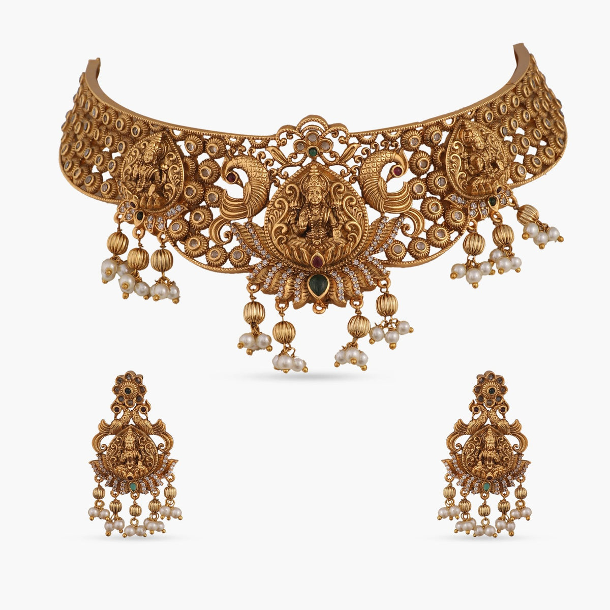 Subha Antique Nakshi Choker Set
