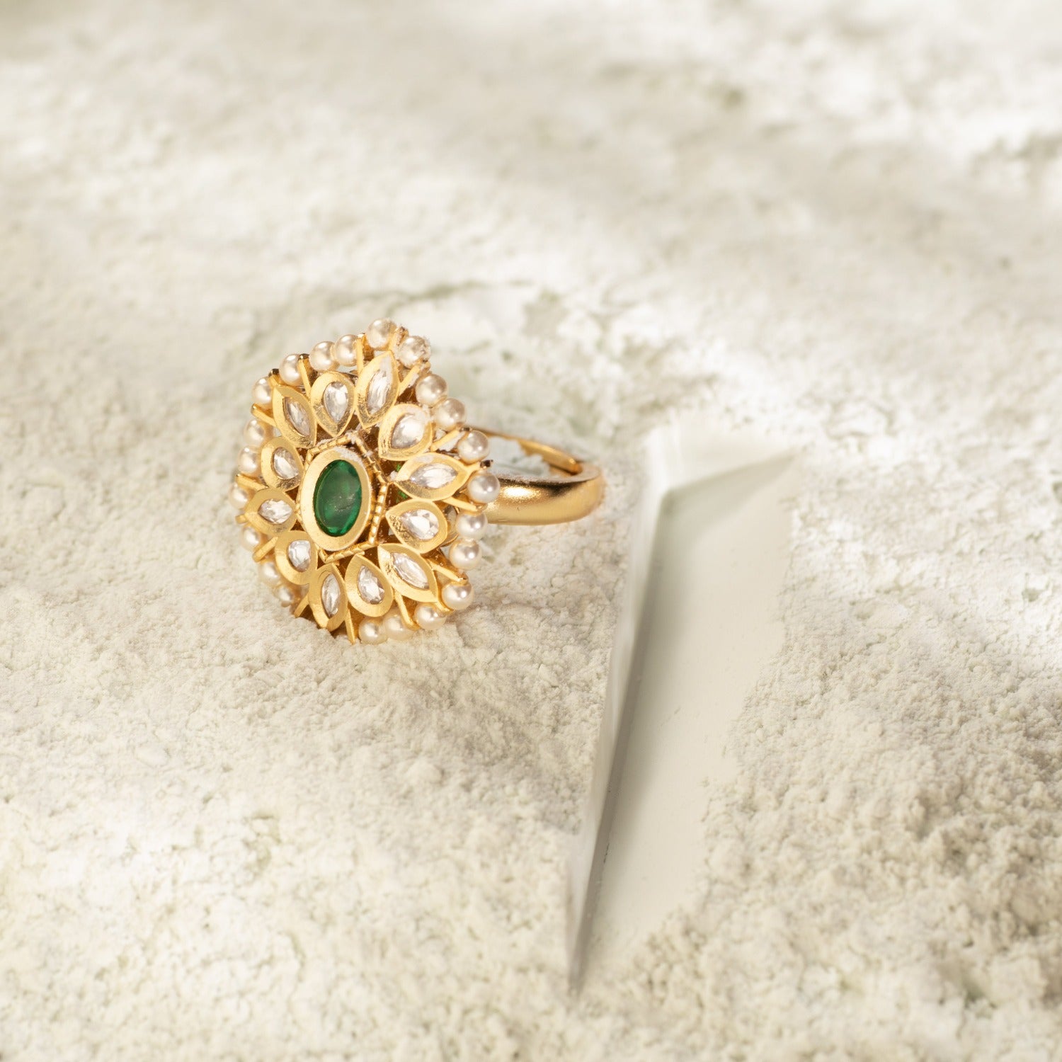 Buy Sharon Kundan Ring Tarinika Tarinika India