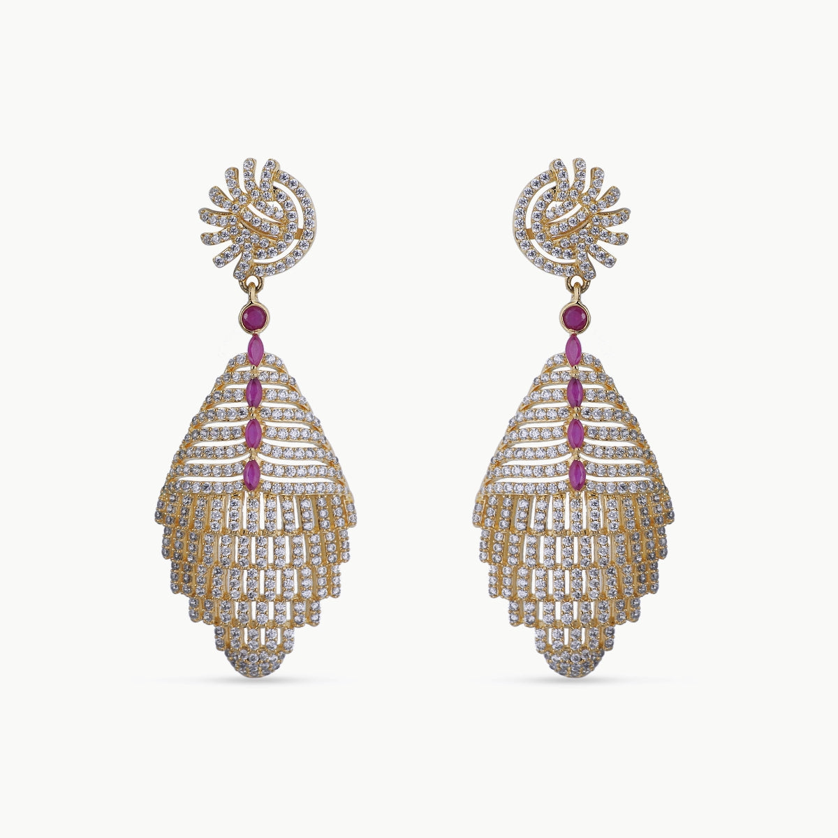 Dipra Nakshatra CZ Earrings