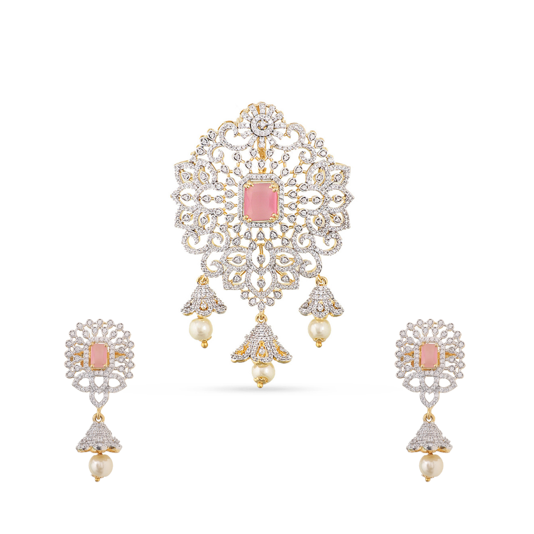 Wille Nakshatra CZ Pendant Set