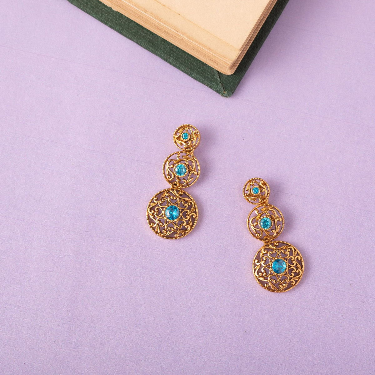 Aello Greek Antique Drop Earrings